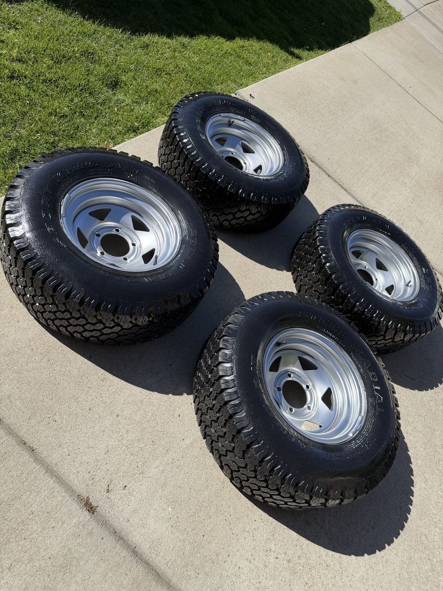 Medalist Sports King A/T 31x10.5r15 M+S (265/75R15) + Rims!