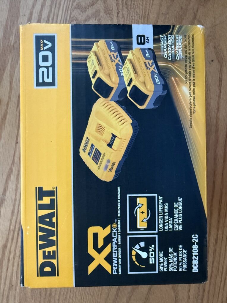 Dewalt 20v Powerpack Starter Kit With Rapid Charge
