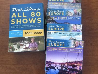 Rick Steves Travel DVDs - 20 seasons! 2000-2020