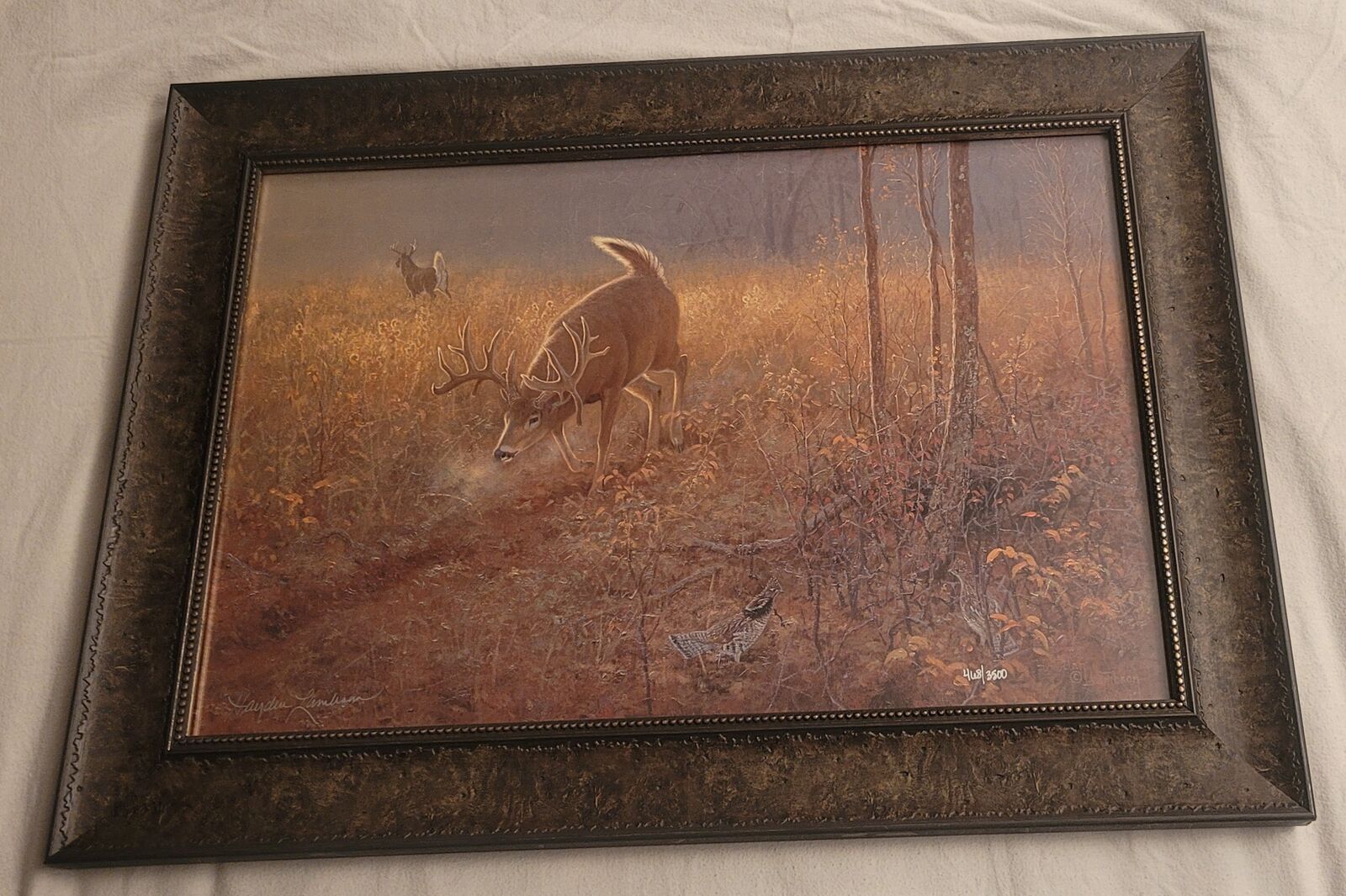 Signed/Autographed Deer and Grouse Pictured Numbered 468/3500