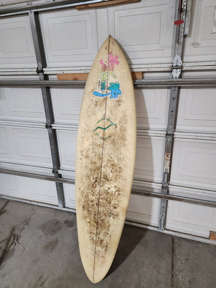 Six foot surfboard