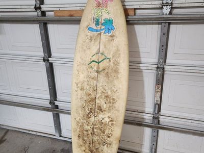 Six foot surfboard