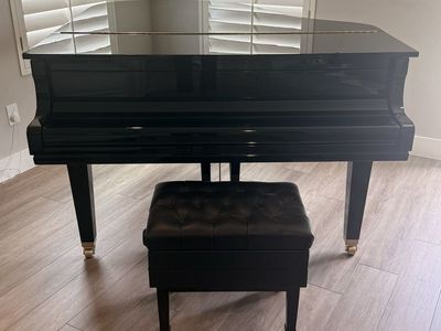 Pristine 2020 Yamaha GC2 5’8” Baby Grand - Polished Ebony - Like New Condition