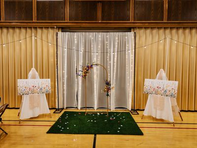 Wedding Backdrop Curtain with Lights