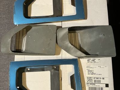 Pontiac Firebird Trans Am 1970-1981 Original Side Extractor Vents with Org. Cut Outs.