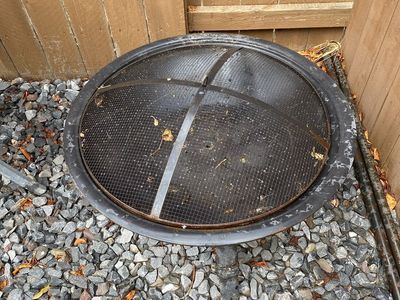 Patio Tables and Fire Pit Set - Used Outdoor Furniture