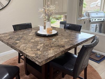 Dining Table and 8 Chairs