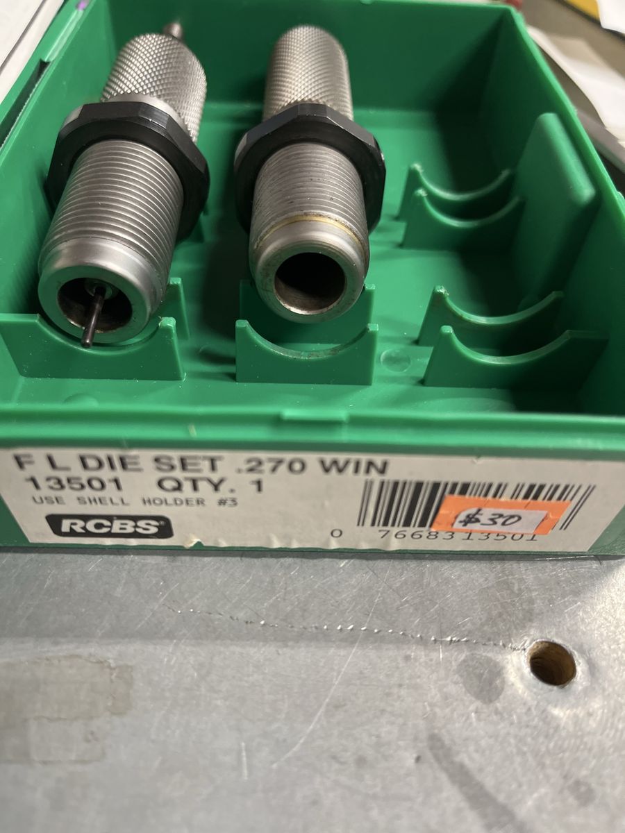 RCBS .270 Win Full Length Die Set.