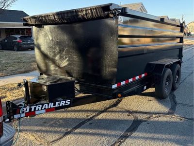 7x14 DUMP TRAILER FOR RENT