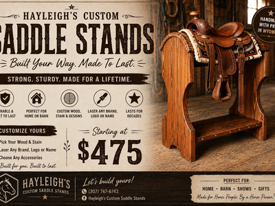 Custom Saddle Stands
