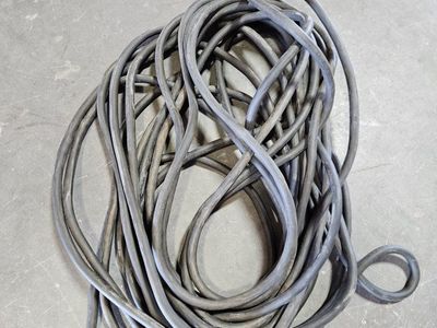 Welding leeds stick Welding cable with connectors. Miller Lincoln electric. Welding cable 2/0
