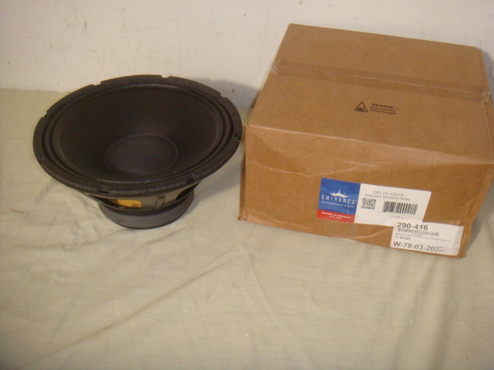 EMINENCE DELTA12LFA 12" 8 OHM 1000 WATT MID-BASS LOUDSPEAKER DRIVER