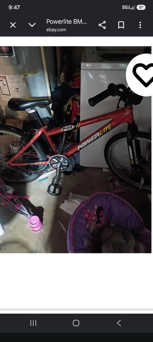 Powerlite 20" bmx bike