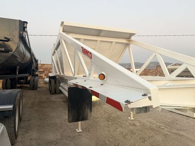2020 Ranco White Bottom Dump Trailer - Tri-Axle Heavy Duty Commercial Semi Trailer