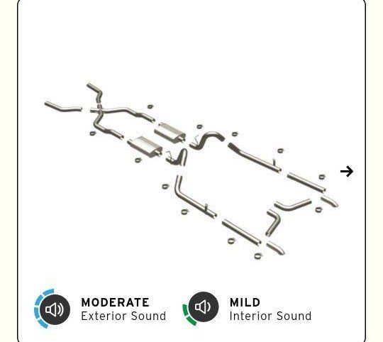 Magnaflow exhaust stainless 55-57 Bel air new