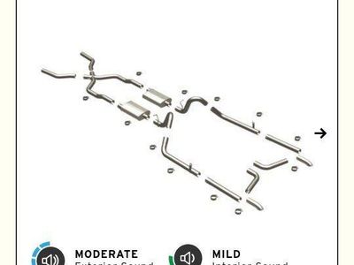 Magnaflow exhaust stainless 55-57 Bel air new