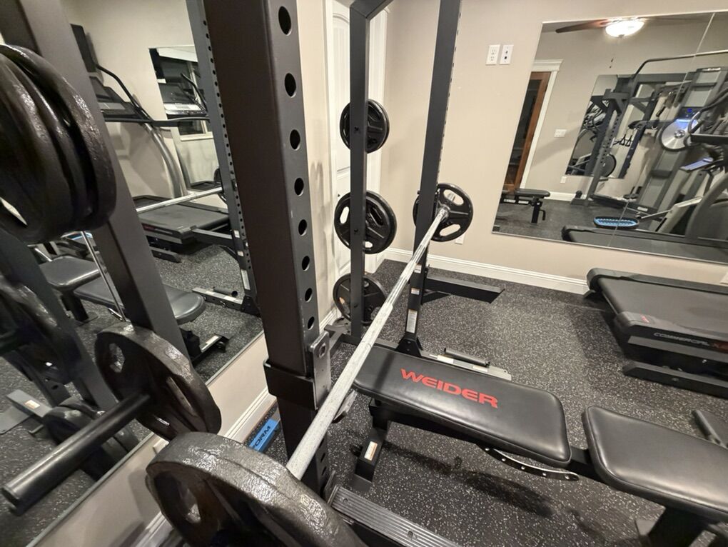 Proform Weight Rack Plus Weights And Bench