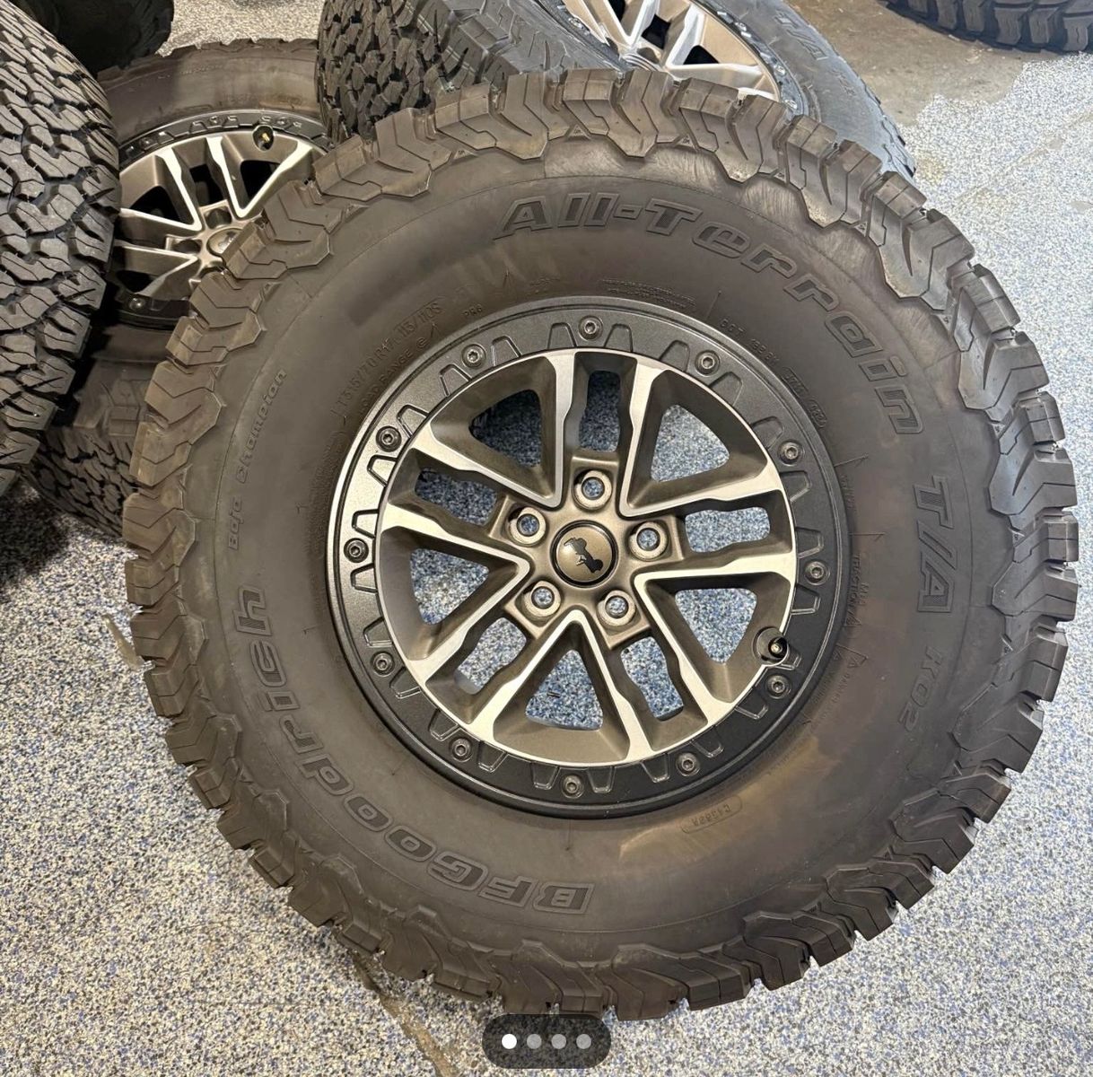 Set of 5 OEM Jeep Wrangler Rubicon 392 Wheels & Tires