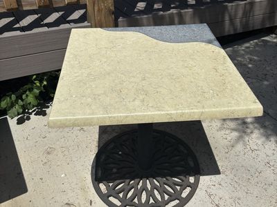 24 Matching Commercial Bistro Tables