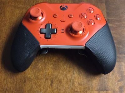 Xbox Elite Series 2 Controller Red with Back Paddles and Braided Cable