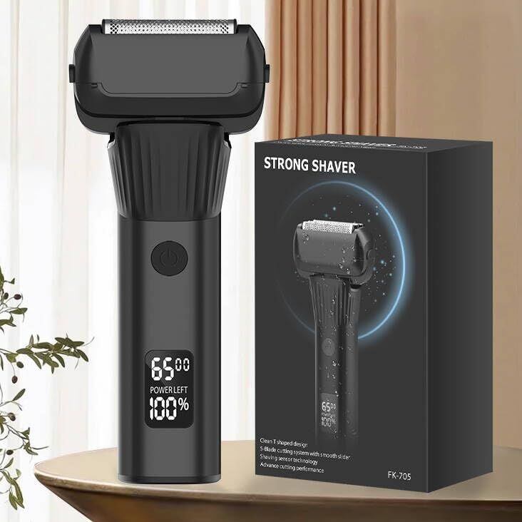 NEW 5-Blade Cordless Electric Razor for Men, 2-Speed Wet/Dry USB-C Fast Charging &100 Min Runtime