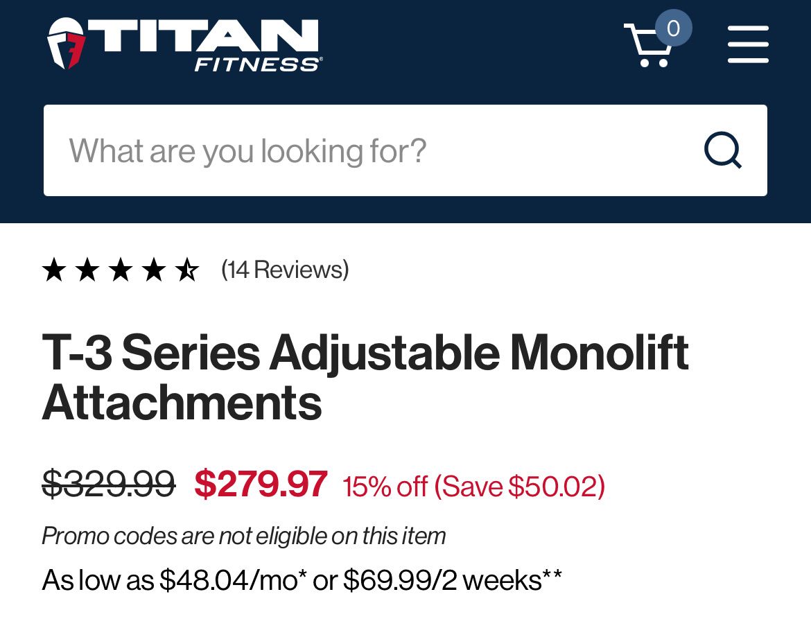 T3 Adjustable monolift