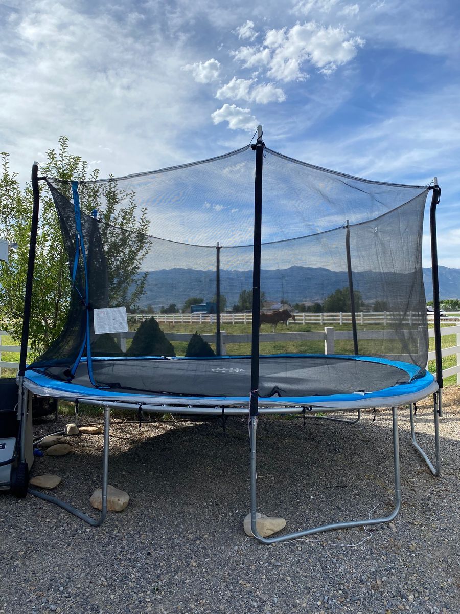 Trampoline with Enclosure