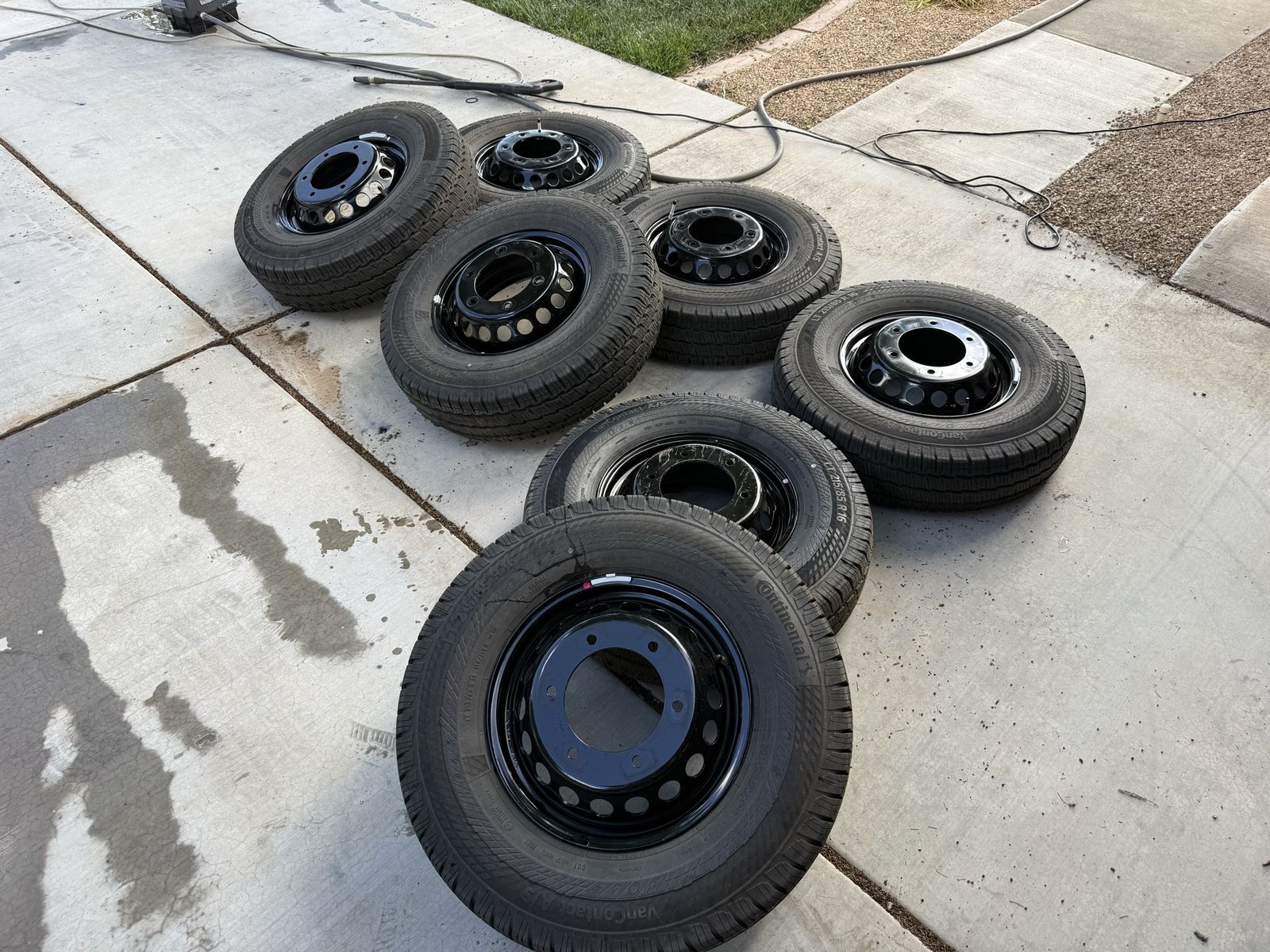 Mercedes sprinter van wheels and tires