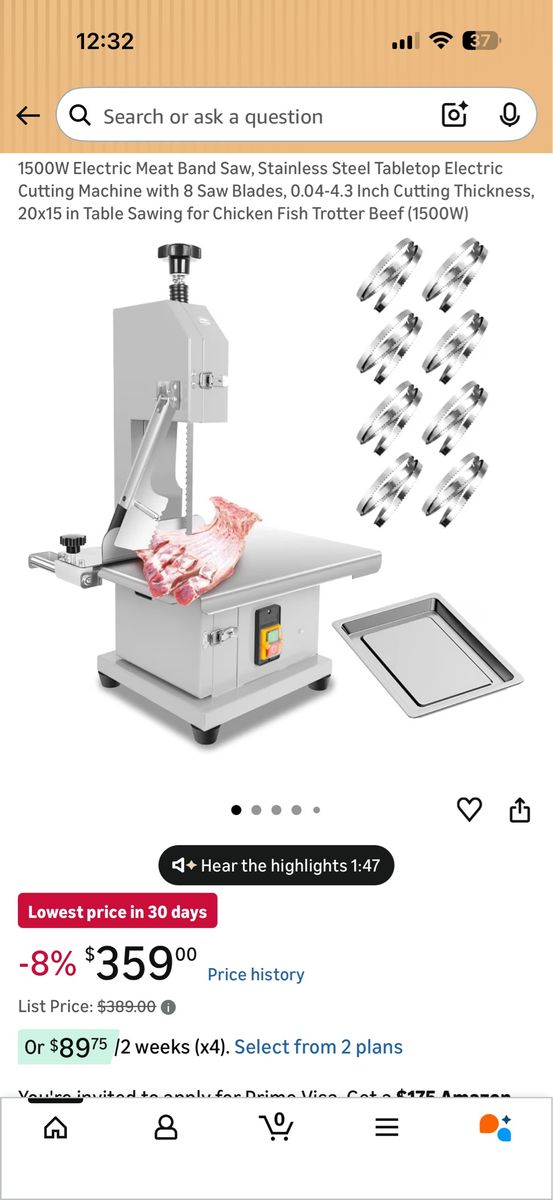 Electric Meat Saw