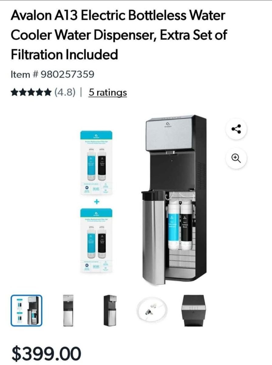 Avalon A13 Electric Bottleless Water Cooler Water
