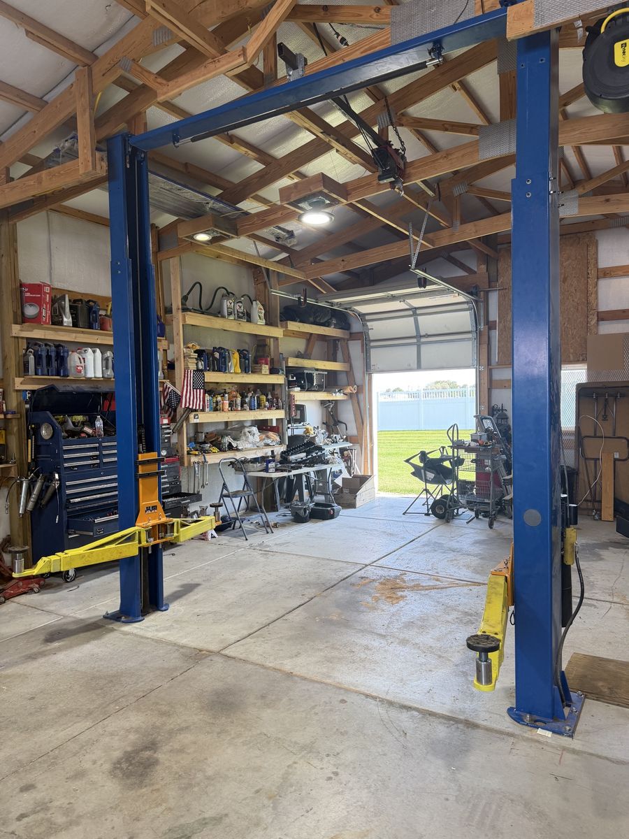 10000 two post car lift