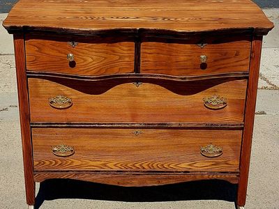 Antique Oak Dresser 4 Drawer