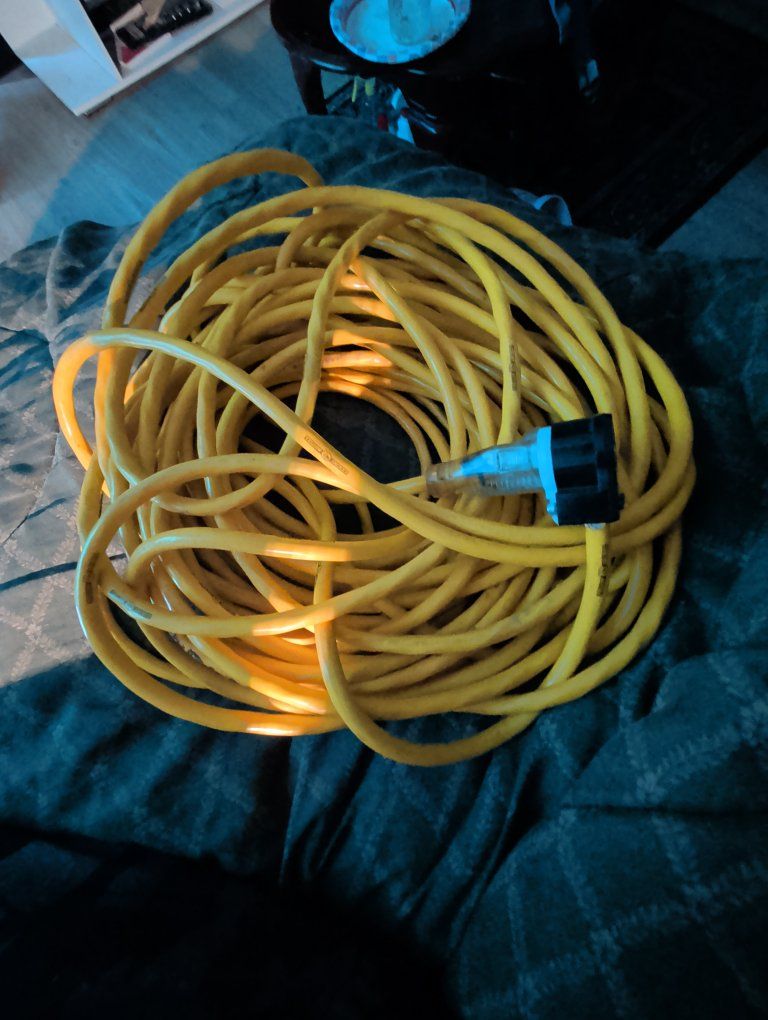Yellow Jacket Heavy Duty Outdoor Extension Cord, Yellow