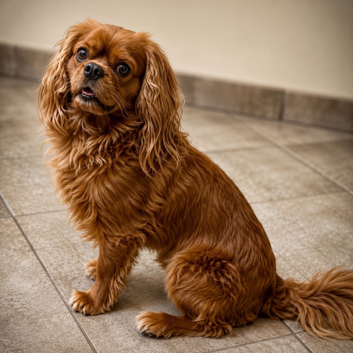 Ruby King Charles cavalier spaniel STUD