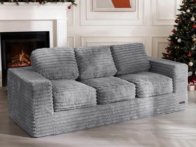 Beautiful, small 3 Seat boneless-sofa