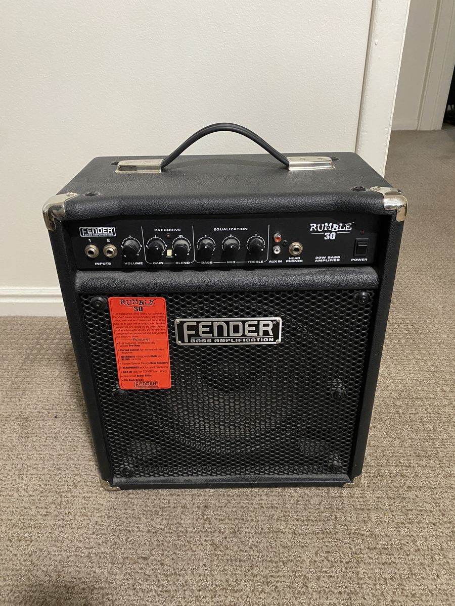 Fender rumble 30 bass amp