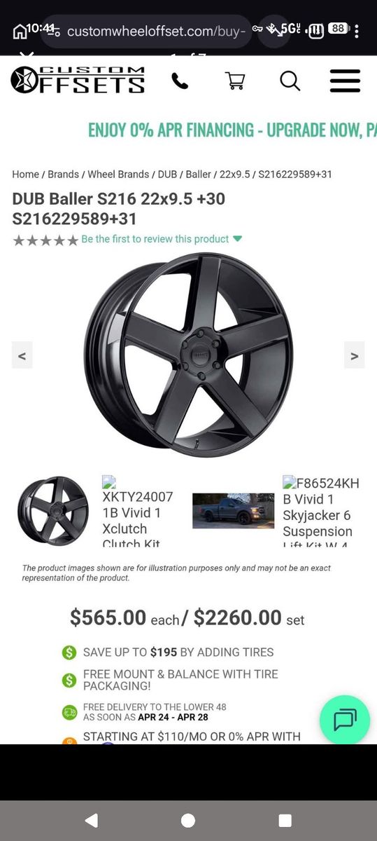 22 inch wheels