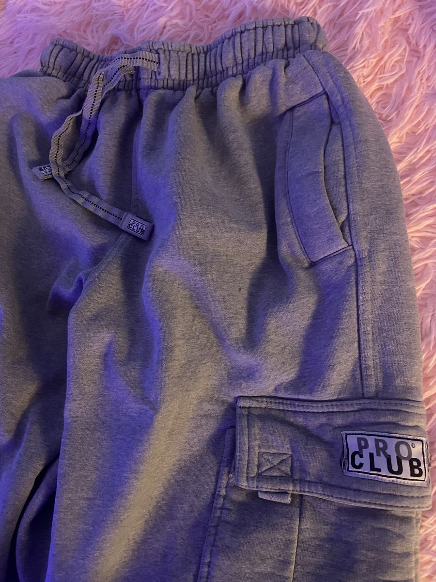 Light grey pro club sweats
