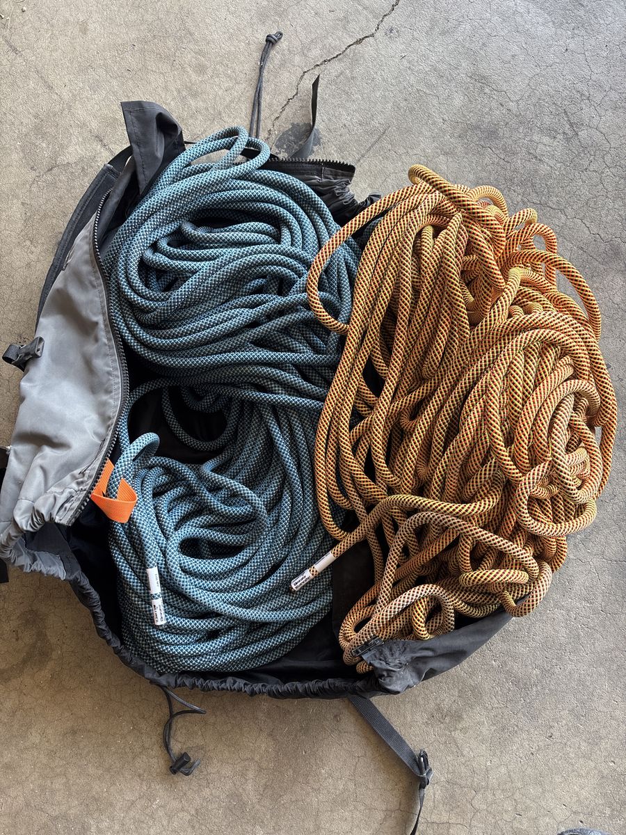 Climbing Ropes - Blue water Eliminator 10.2mm x 60 m double dry