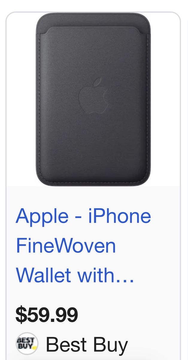 Apple Leather Wallet Magnetic Case
