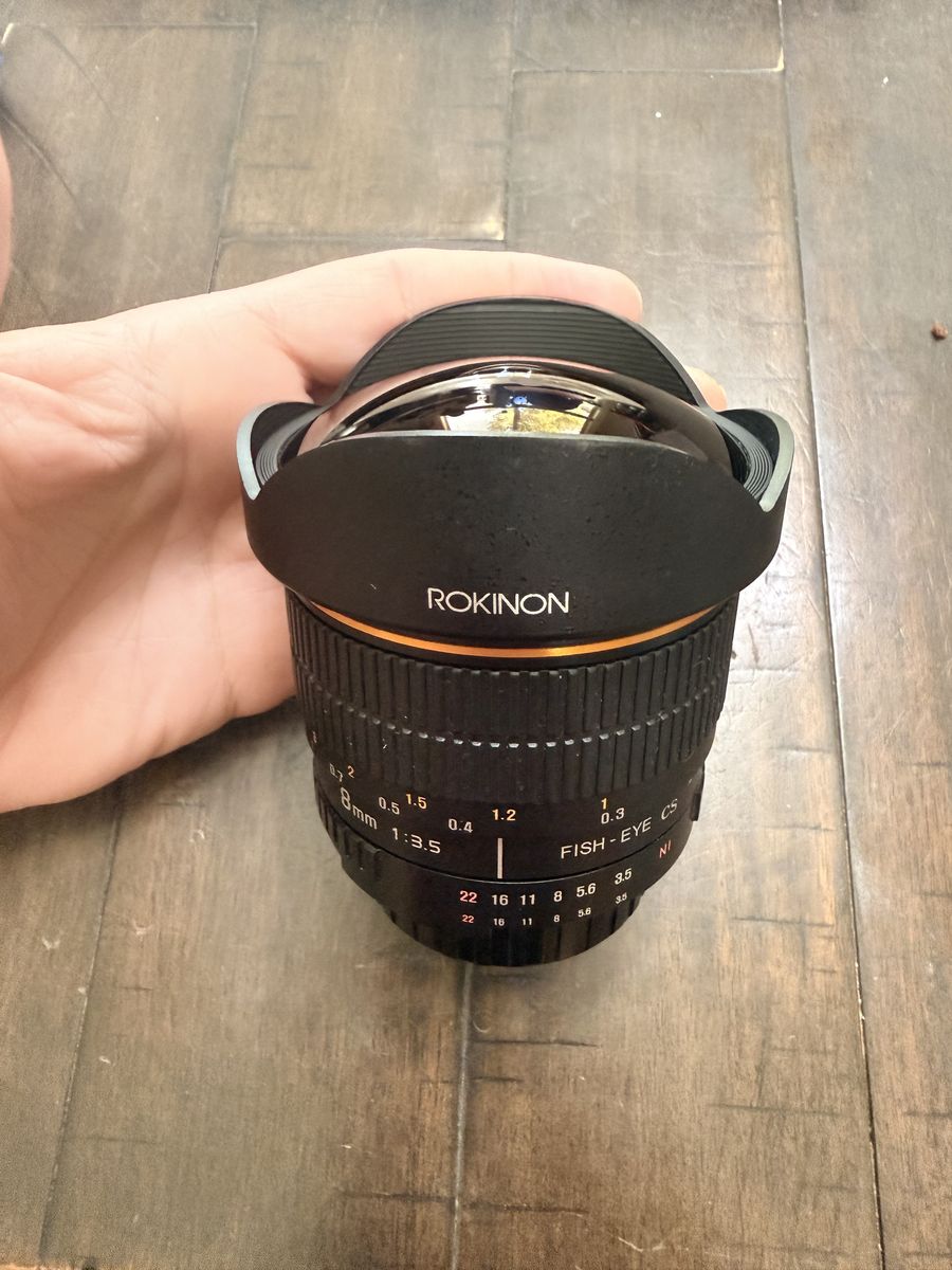 Rokinon 8mm f/3.5 Fish-Eye CS Lens for Nikon F Mount
