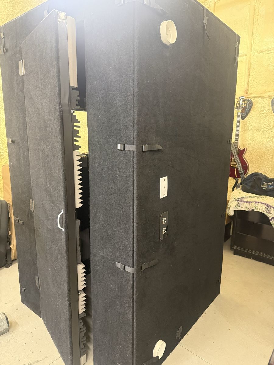 Portable Sound Proof Isolation Vocal Booth with Acoustic Foam