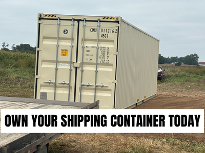 Shipping Container 40ft High Cube – Outdoor Storage Solution – One Trip