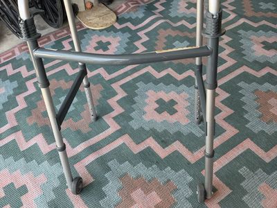 Invacare Foldable 2 Wheel Walker Medical Walker for Seniors