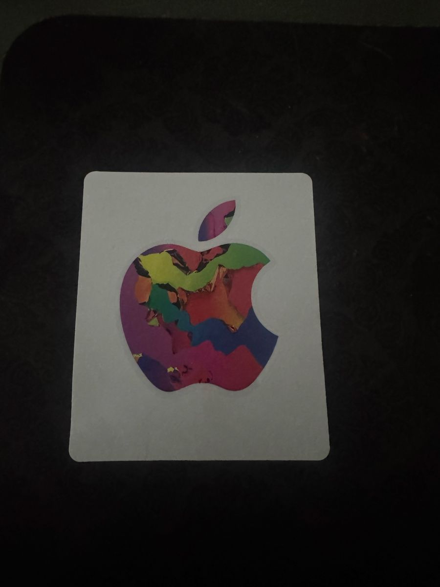 $25 Apple Gift Card - Unused with Colorful Mosaic Logo