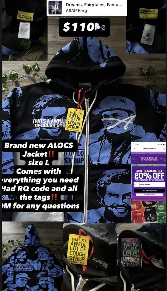 Brand new ALOCS Jacket