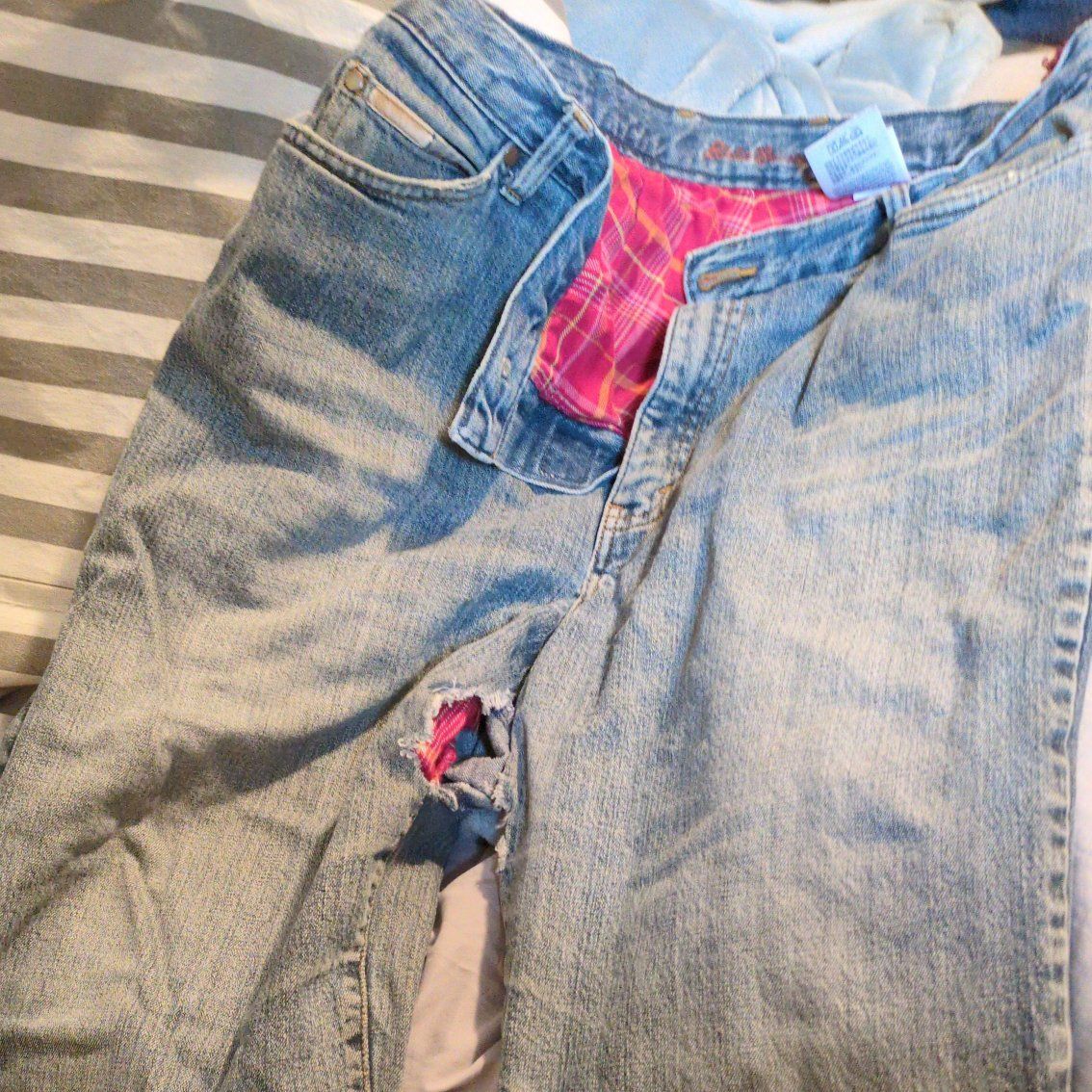 Free jeans for salvage