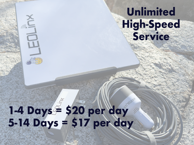 Starlink Mini Kit Rental - Unlimited Data - $20 Per Day