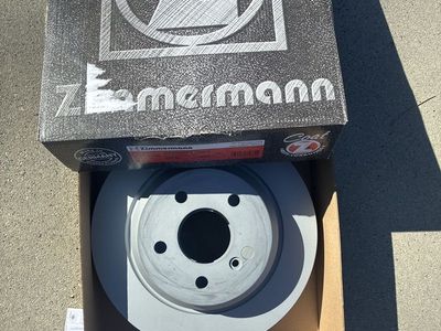Zimmermann Rear Rotors W221 Mercedes S550 S Class