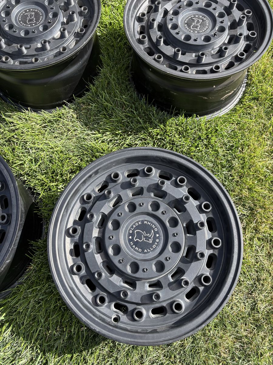 Black Rhino 16x8, -10mm Offset